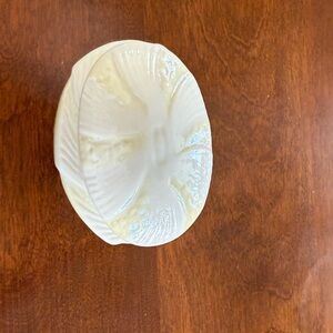 Cream and White Decorative Dish